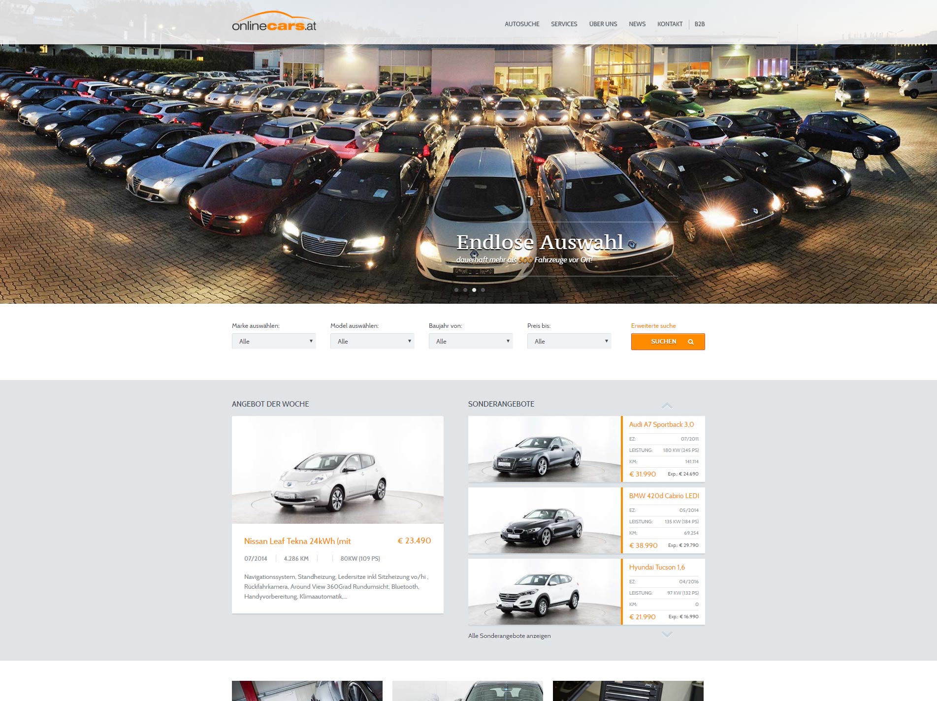Onlinecars Website