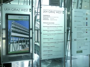 LKH Graz West Digital Signage