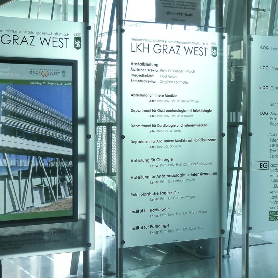 LKH Graz West Digital Signage