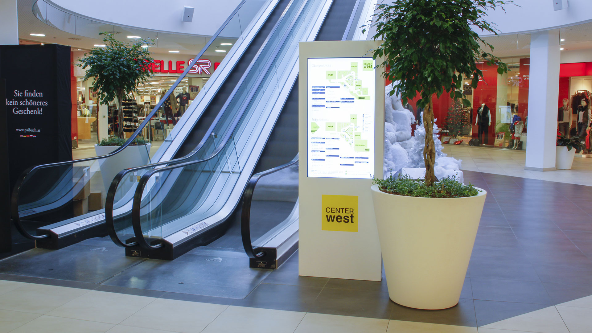 Shopping Center West Graz Digital Signage